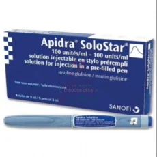 ابيدرا سولوستار 100 وحدة / مل 5 اقلام APIDRA SOLOSTAR