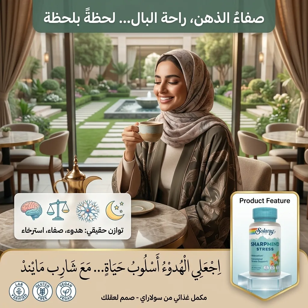 حبوب اشواغاندا و مكمل الجابا لتخفيف التوتر و القلق - الصورة 4