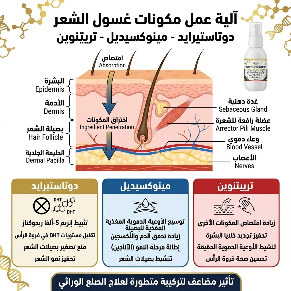 دوتاستيرايد للشعر لعلاج الصلع الوراثي DUTASTERIDE HAIR - الصورة 4