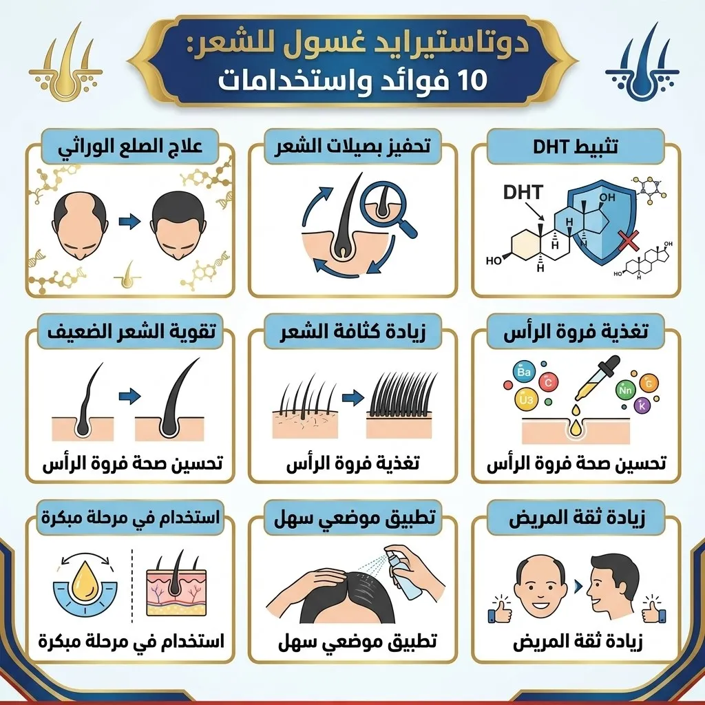 دوتاستيرايد للشعر لعلاج الصلع الوراثي DUTASTERIDE HAIR - الصورة 6