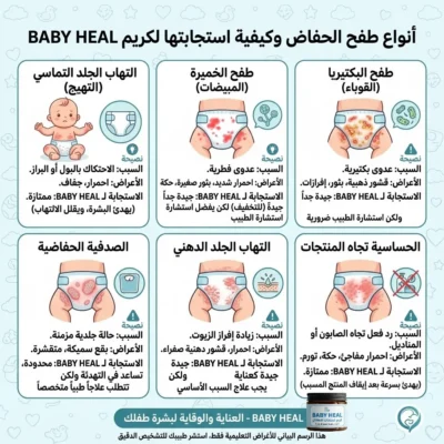 كريم تسلخات الاطفال خالي من الكورتيزون BABY HEAL