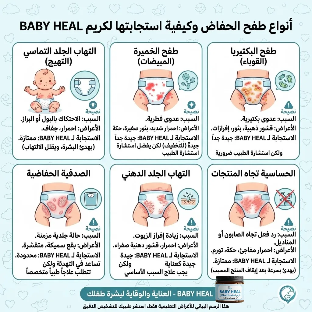 كريم تسلخات الاطفال خالي من الكورتيزون BABY HEAL - الصورة 2