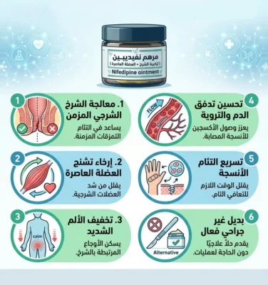 مرهم نفيديبين Nifedipine ointment
